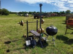 Gym Set and BBQ