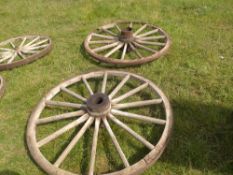 Pair of Cart Wheels