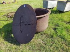 Large Copper With Lid