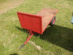 Homemade Ride on Mower Trailer
