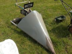 Rotavator Turned into Crop Divider