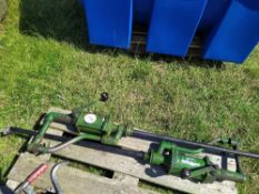 Pair of oil barrel pumps