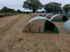 John Harvey Farrowing Huts (x10) uninsulated, with fenders, circa 12 yrs old (5.