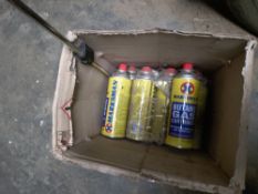 Quantity butane cartridges and lance