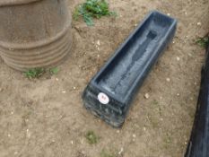 3' plastic troughs