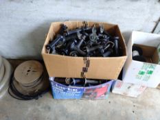Boxes of electric fence handles (x4)