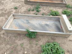 Galvanised water troughs (x10)