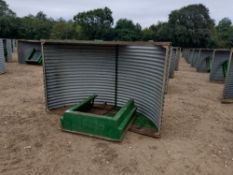 John Harvey Farrowing Huts (x9) uninsulated, with fenders,