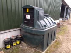 2,500litre bunded diesel tank with electric pump