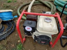 Honda water pump and hose