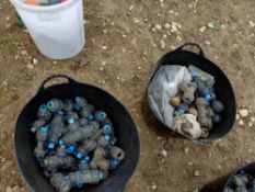 Buckets of water pipe fittings (x2)