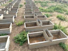 Galvanised wallow troughs (x20)