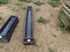6' plastic troughs
