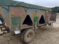 Trailer mounted Farrowing Feeder