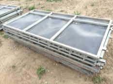 Plastic clad hurdles (x9)