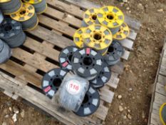 Electric fence wire (as lotted)