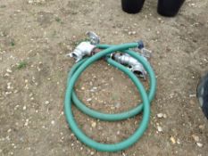 Mains water pipe adapter