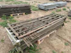 11 Oak hurdles - approx 8'