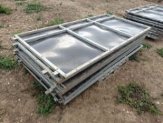 Plastic sheeted hurdles as lotted (x10)