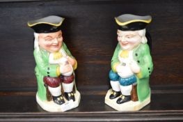 Pair of Burlington's Toby Jugs