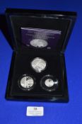 100th Anniversary of the Unknown Warrior Silver Three Coin Proof Set 2020