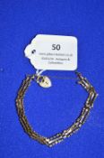 9ct Gold Gate Chain Bracelet ~5g