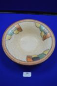 Charlotte Rhead Crown Ducal Stitch Pattern Bowl (unsigned)