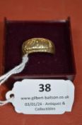 9ct Gold Mizpah Ring Size: T ~7g