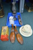 Vintage Kitchenalia, Paraffin Lamp, etc.