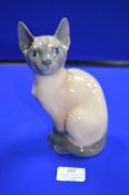 Royal Copenhagen Siamese Cat Figure