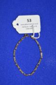 9ct Gold Chain Bracelet ~3.2g