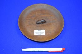 Turned Oak Dish in the Style of Mouse Man