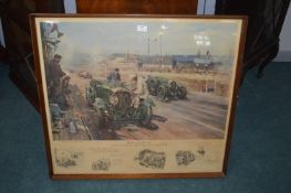 Bentley at Le Mans 1929 Framed Print by Terrence Cuneo