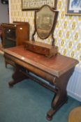 Oak & Pine Single Drawer Serving Table plus Dressi