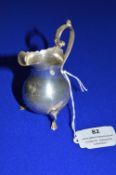 Hallmarked Sterling Silver Cream Jug - Birmingham 1876, ~66g