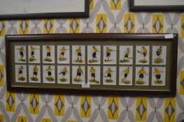 Framed Set of Twenty Hull City Football Cards