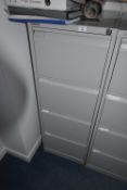 *Bisley Four Drawer Foolscap Filing Cabinet in Grey
