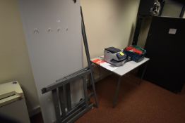 *Two Flatpack Office Tables and One Other