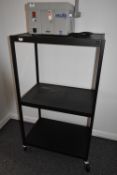 *Three Tier Mobile Shelving Unit