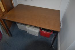 *Office Table on Four Square Legs