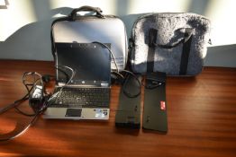 *HP EliteBook 2540P Laptop and Two Docking Stations