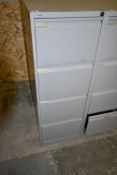*Bisley Four Drawer Foolscap Filing Cabinet in Grey
