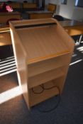*Lectern in Light Oak Finish