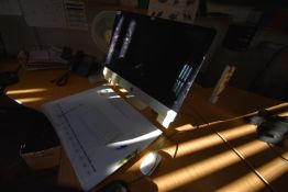 *Apple Mac Desktop Computer A1419 Serial No. CO2VT045J1GH, with Keyboard and Mouse