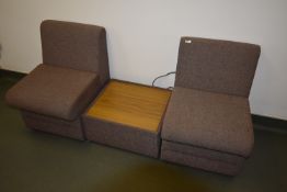 *Three Piece Sectional Reception Unit