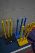 Three Set of Plastic Cricket Stumps