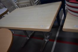 Rectangular Double Pedestal Table 120x80cm x 75cm high