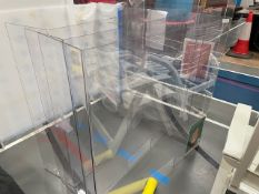 Three Perspex Reception Screens