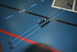 Pair of Blue Flexi Bar Toning Sticks (Zumba)