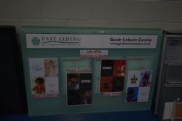 Five Perspex Noticeboards 100x150cm